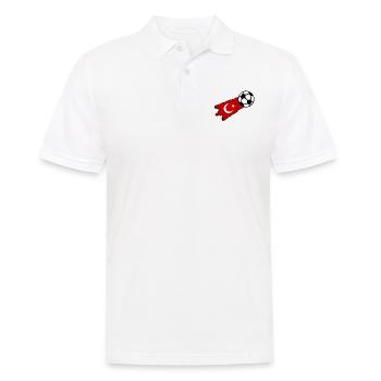 Les footballeurs de Turquie - Polo Homme - blanc - Devant - Kai (181cm)
