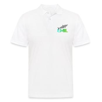 Emil Geburtstag Emil Namenstag - Männer Poloshirt - Weiß - Vorne - Kai (181cm)