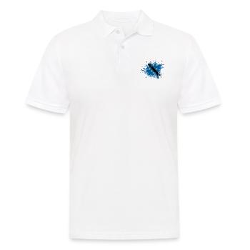 Bosnien bosnisches retro Design - Männer Poloshirt - Weiß - Vorne - Kai (181cm)