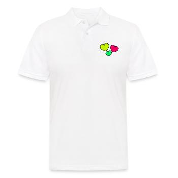 CHRISTMAS. YEAR. ANNIVERSARY. RETIREMENT. DAD. MAMAM. - Men's Polo Shirt - white - Front - Kai (181cm)