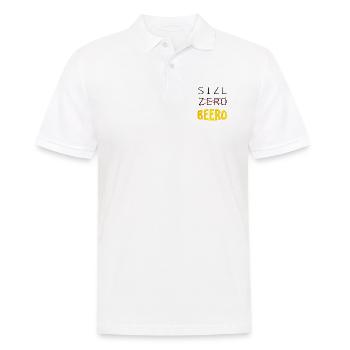 Saufen Spruch Geschenk Party Bier - Männer Poloshirt - Weiß - Vorne - Kai (181cm)