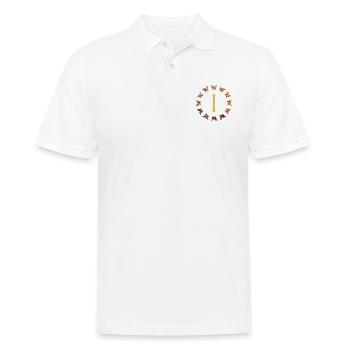 Papillons E 56 i - Polo Homme - blanc - Devant - Kai (181cm)