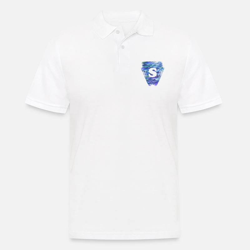 Triangle E 103 S - Polo Homme - blanc