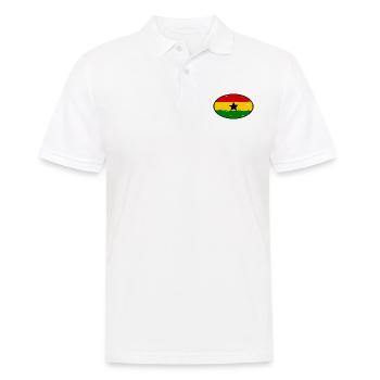 Autocollants Ghana - Polo Homme - blanc - Devant - Kai (181cm)