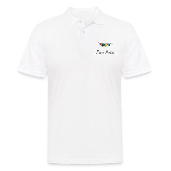 MAÎTRE. MERCI. MERCI MAÎTRE. CADEAU MAÎTRE - Polo Homme - blanc - Devant - Kai (181cm)