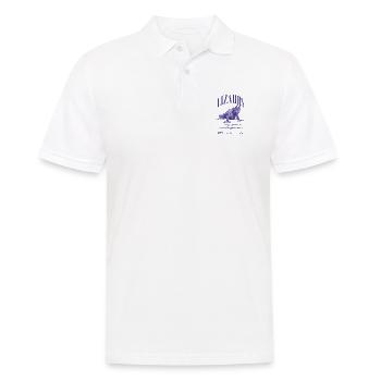 Jackson's Chameleon Streetwear Lizard Keeper - Men's Polo Shirt - white - Front - Kai (181cm)