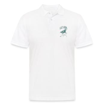 Jackson's Chameleon Streetwear Lizard Keeper - Men's Polo Shirt - white - Front - Kai (181cm)