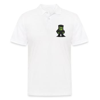 Zombie Halloween Comic - Männer Poloshirt - Weiß - Vorne - Kai (181cm)