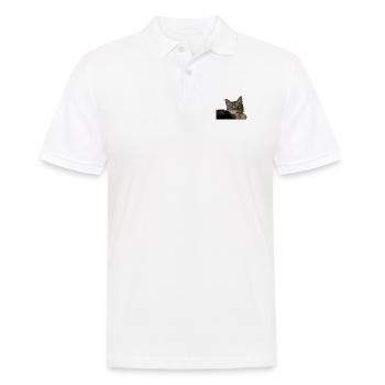 Cat Kitten - Men's Polo Shirt - white - Front - Kai (181cm)