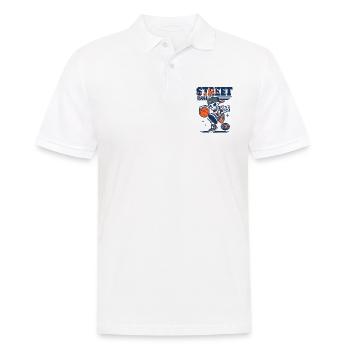 Streetball Basketball Basketballer - Männer Poloshirt - Weiß - Vorne - Kai (181cm)