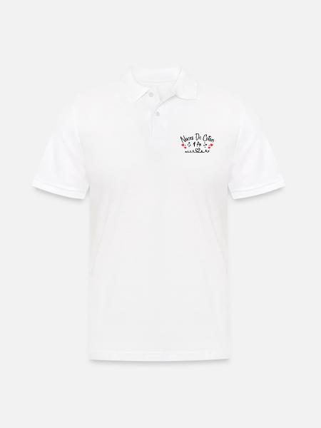 noces de coton - Polo Homme - blanc