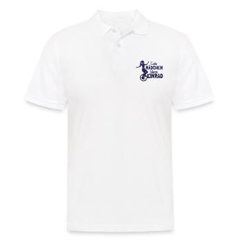 Einradfahrerin Coole Mädchen Fahren Einrad - Männer Poloshirt - Weiß - Vorne - Kai (181cm)
