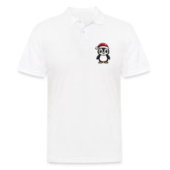 Pingouin Noël Noël - Polo Homme - blanc - Devant - Kai (181cm)