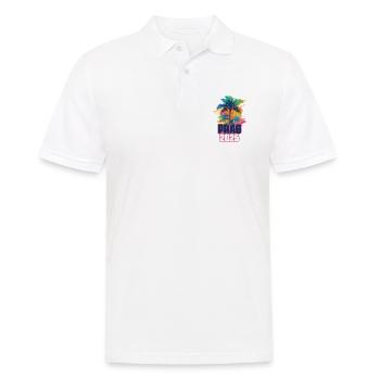 Palmiers de vacances de Prague 2025 - Polo Homme - blanc - Devant - Kai (181cm)