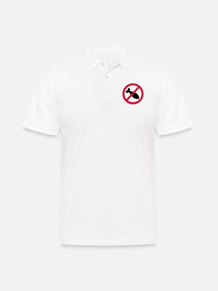 bomb - Men's Polo Shirt - white