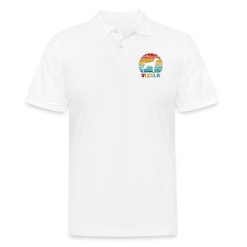 Vizsla - Polo Homme - blanc - Devant - Kai (181cm)