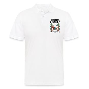 Bûcheron Menuisier Bûcheron Charpentier Drôle - Polo Homme - blanc - Devant - Kai (181cm)