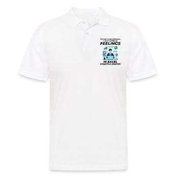 Buchhalter Buchhaltung Buchhaltung Finanzen Lustig - Männer Poloshirt - Weiß - Vorne - Kai (181cm)