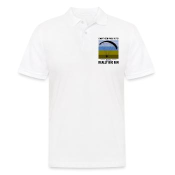 Motorschirmpilot Motorschirm Motorschirm - Männer Poloshirt - Weiß - Vorne - Kai (181cm)