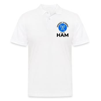 Opérateur radio amateur Fréquence des ondes radio - Polo Homme - blanc - Devant - Kai (181cm)
