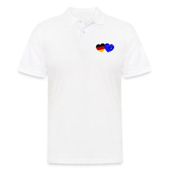 L’amour européen allemand - Polo Homme - blanc - Devant - Kai (181cm)