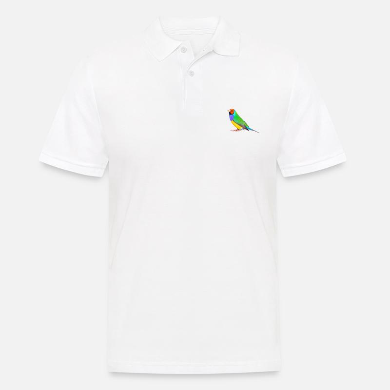 Gouldamadine plain 01 - Männer Poloshirt - Weiß