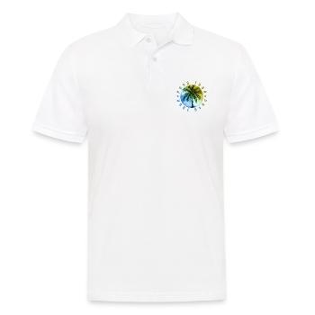 Vacances à Prague Tour - Polo Homme - blanc - Devant - Kai (181cm)