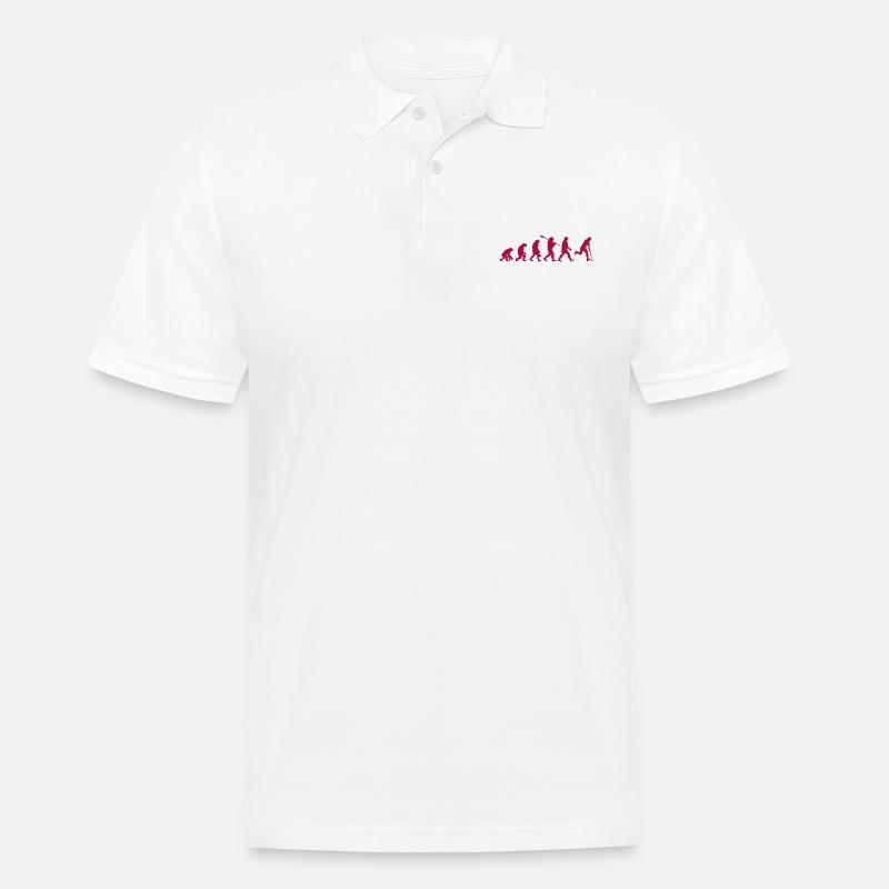 Evolution Hockey - Männer Poloshirt - Weiß