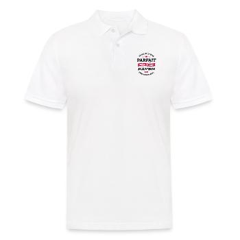 RAVEN PARFAIT - PRENOM RAVEN - Polo Homme - blanc - Devant - Kai (181cm)