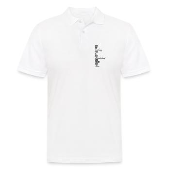 Alice Wonderland - Männer Poloshirt - Weiß - Vorne - Kai (181cm)