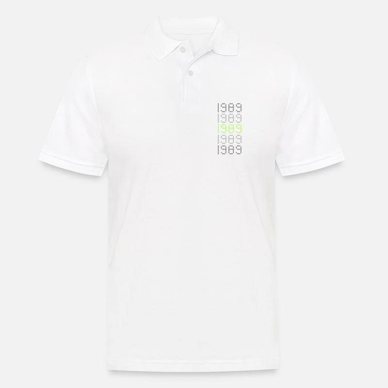 Style 1989 - Männer Poloshirt - Weiß