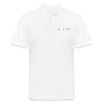 FÊTE DES MÈRES. BONNE FÊTE MAMIE. JE T'AIME MAMIE. - Polo Homme - blanc - Devant - Kai (181cm)