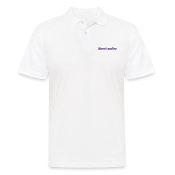 MAÎTRESSE. MAITRE. MERCI. MERCI MAÎTRESSE. MAITRE - Polo Homme - blanc - Devant - Kai (181cm)