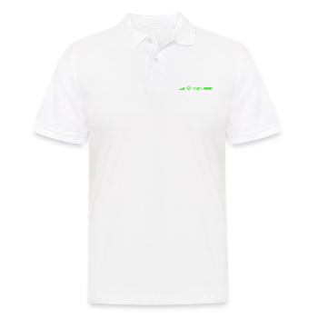 Internet - Men's Polo Shirt - white - Front - Kai (181cm)
