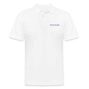 RETIREMENT. HAPPY RETIREMENT. HAPPY RETREAT - Men's Polo Shirt - white - Front - Kai (181cm)