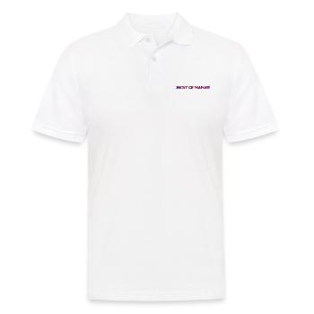 MOTHER's DAY. HAPPY MOTHER'S DAY. MOM. FEAST - Men's Polo Shirt - white - Front - Kai (181cm)