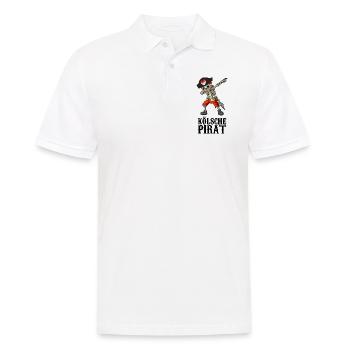 Karneval Kölle Alaaf Dabbing Skelett Fun mit Pirat - Männer Poloshirt - Weiß - Vorne - Kai (181cm)