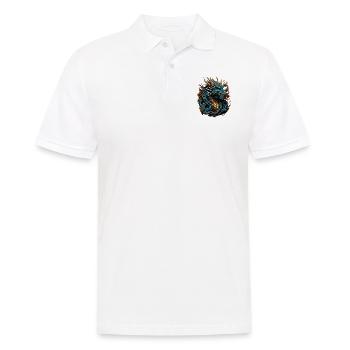 Dragon Mystique - Polo Homme - blanc - Devant - Kai (181cm)