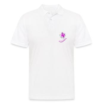 Das Leben in Pink - Männer Poloshirt - Weiß - Vorne - Kai (181cm)