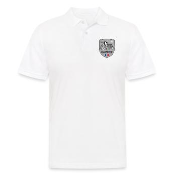 Chamonix Aiguille du Midi France Coat of Arms - Men's Polo Shirt - white - Front - Kai (181cm)