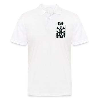 EVG Staff - Enterrement de vie de garçon Marié - Polo Homme - blanc - Devant - Kai (181cm)