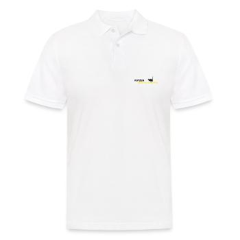 Katze Service Personal - Männer Poloshirt - Weiß - Vorne - Kai (181cm)