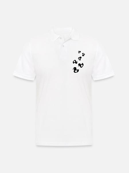 Duck Icon - Men's Polo Shirt - white