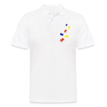 Icône du football - Polo Homme - blanc - Devant - Kai (181cm)