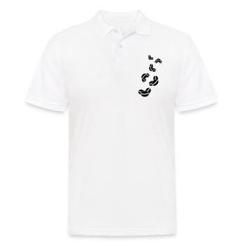 Symbole du grain de café - Polo Homme - blanc - Devant - Kai (181cm)