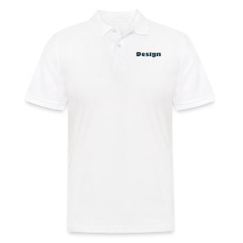 Design - Männer Poloshirt - Weiß - Vorne - Kai (181cm)