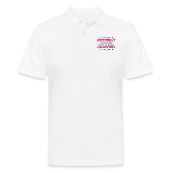 Ein Super-Psychomotorik-Therapeut - Männer Poloshirt - Weiß - Vorne - Kai (181cm)