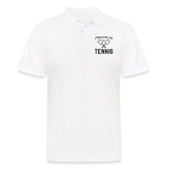 Je Peux Pas J'ai Tennis Cadeau Joueur De Tennis - Polo Homme - blanc - Devant - Kai (181cm)