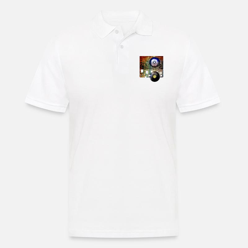 Underground - Männer Poloshirt - Weiß