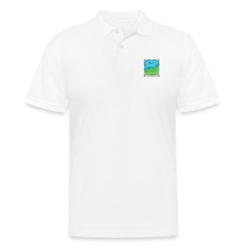 Tablette Handy Smartphone Logo Design Grafik Bild - Männer Poloshirt - Weiß - Vorne - Kai (181cm)